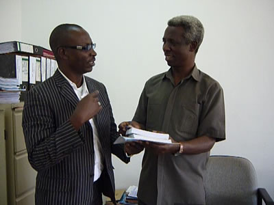 Adedayo demostrating the workings of a free market economy.JPG